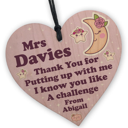 Funny Teacher Gift Thank You Gift For Him Her Men Women Heart