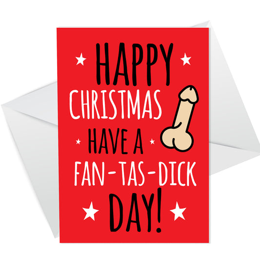 Funny Humourous Christmas Card For Friend Funny Card For Him Her