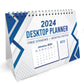 2024 Desktop Planner Academic Calendar Home Office Business