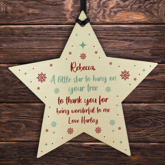 PERSONALISED Thank You Christmas Gift For Teacher Assistant