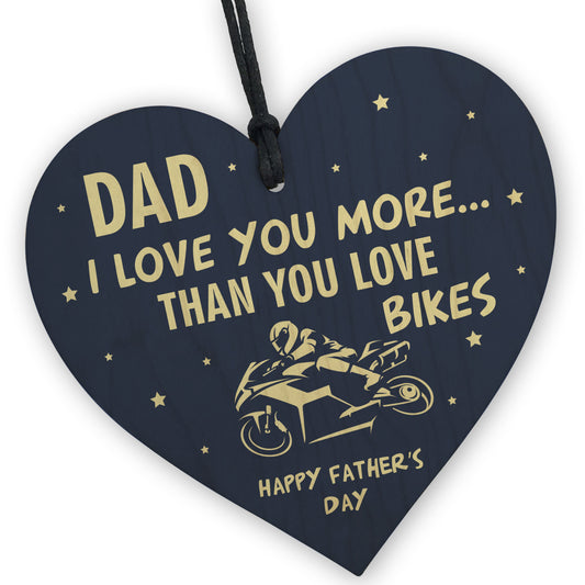 Funny Fathers Day Gift Motorbike Biker Bike Gift For Dad Daddy