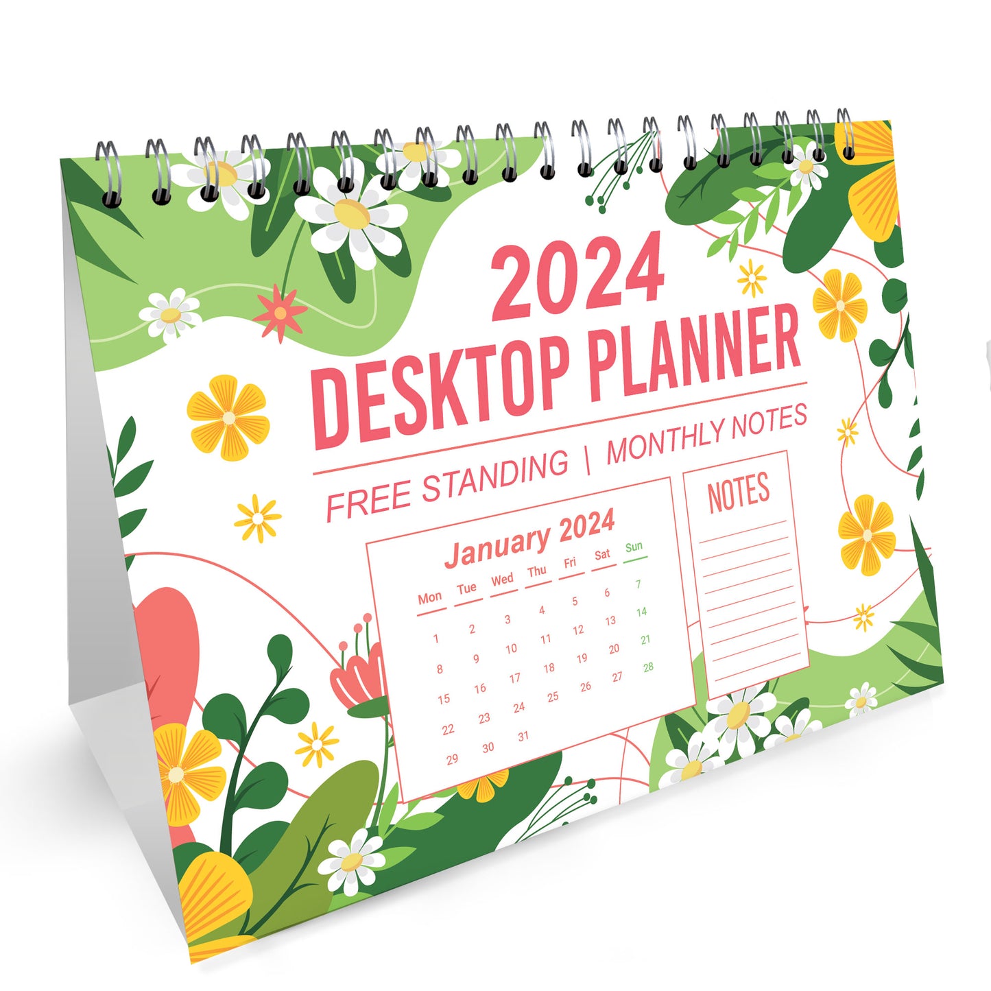 2024 Desk Calendar Planner Month To View Calender For Home