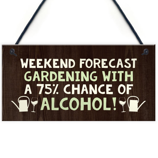 Red Ocean Funny Garden Sign House Signs Shed Sign Outdoor