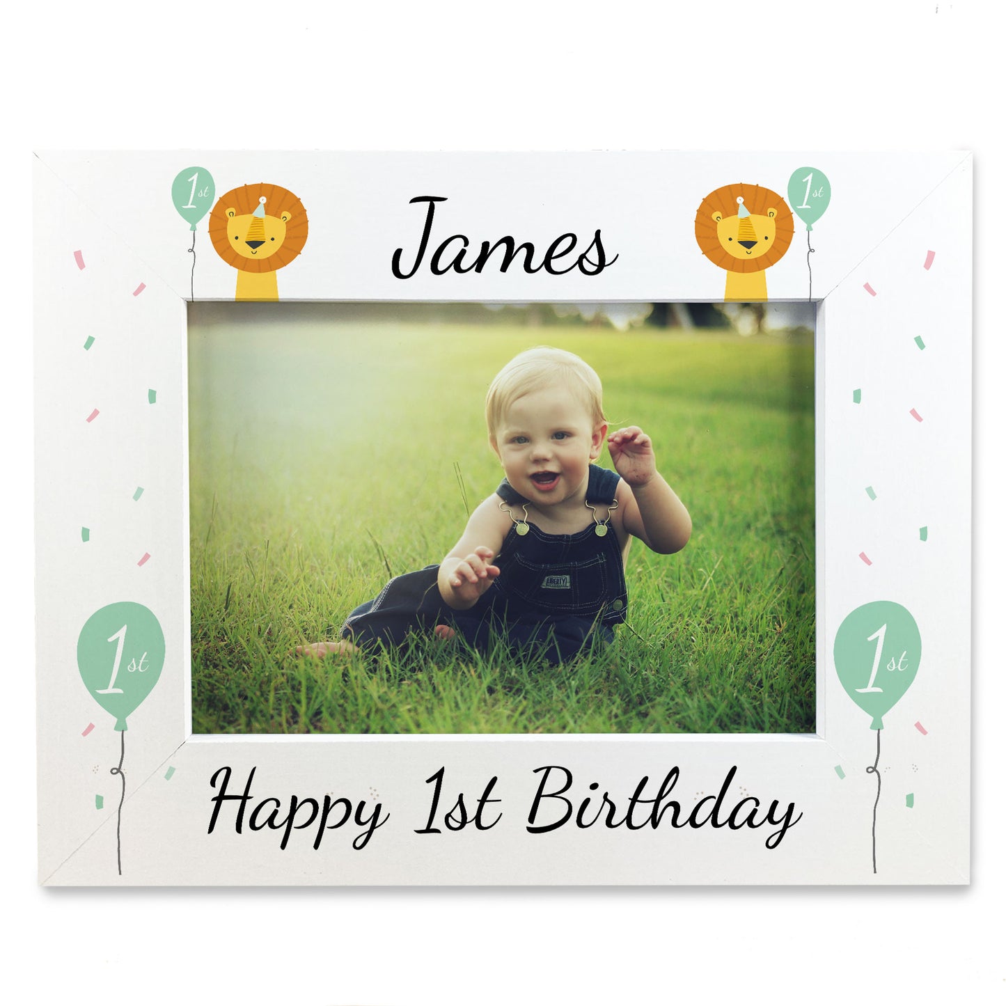 Personalised 1st Birthday Gift Photo Frame My First Birthday Son