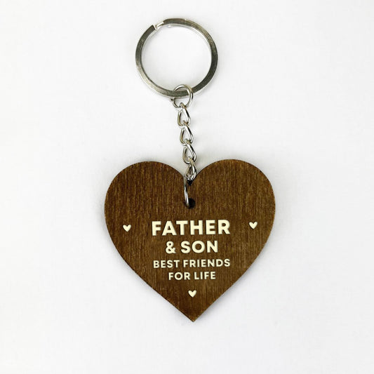 Dad Gifts From Son Wood Keyring Fathers Day Gift Dad Birthday
