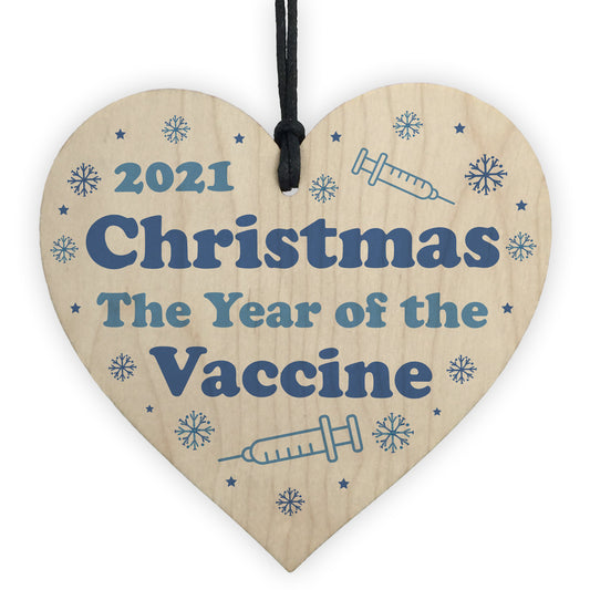 2021 Christmas Bauble Year Of The Vaccine Novelty Xmas Tree