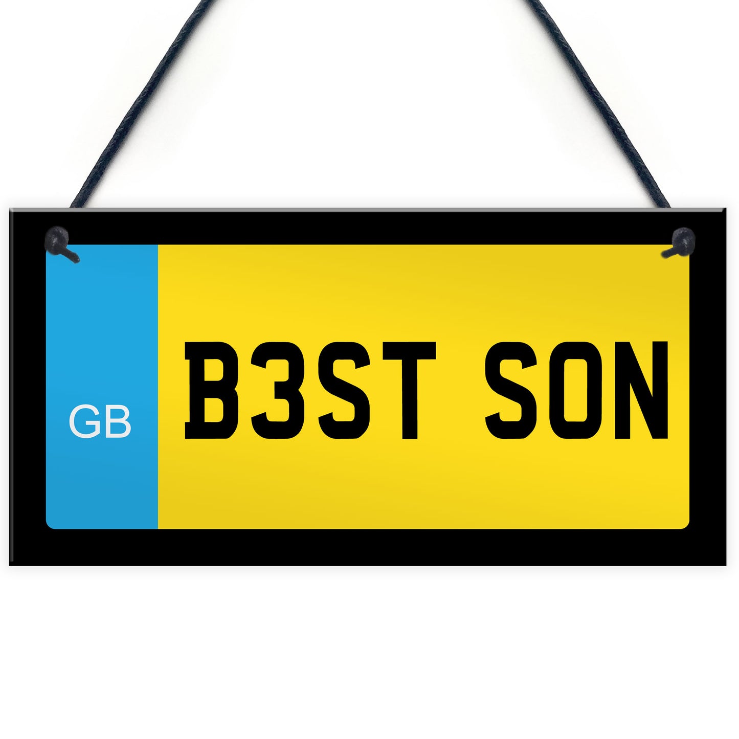 Best Son Novelty Number Plate Sign Birthday Gift For Son Funny