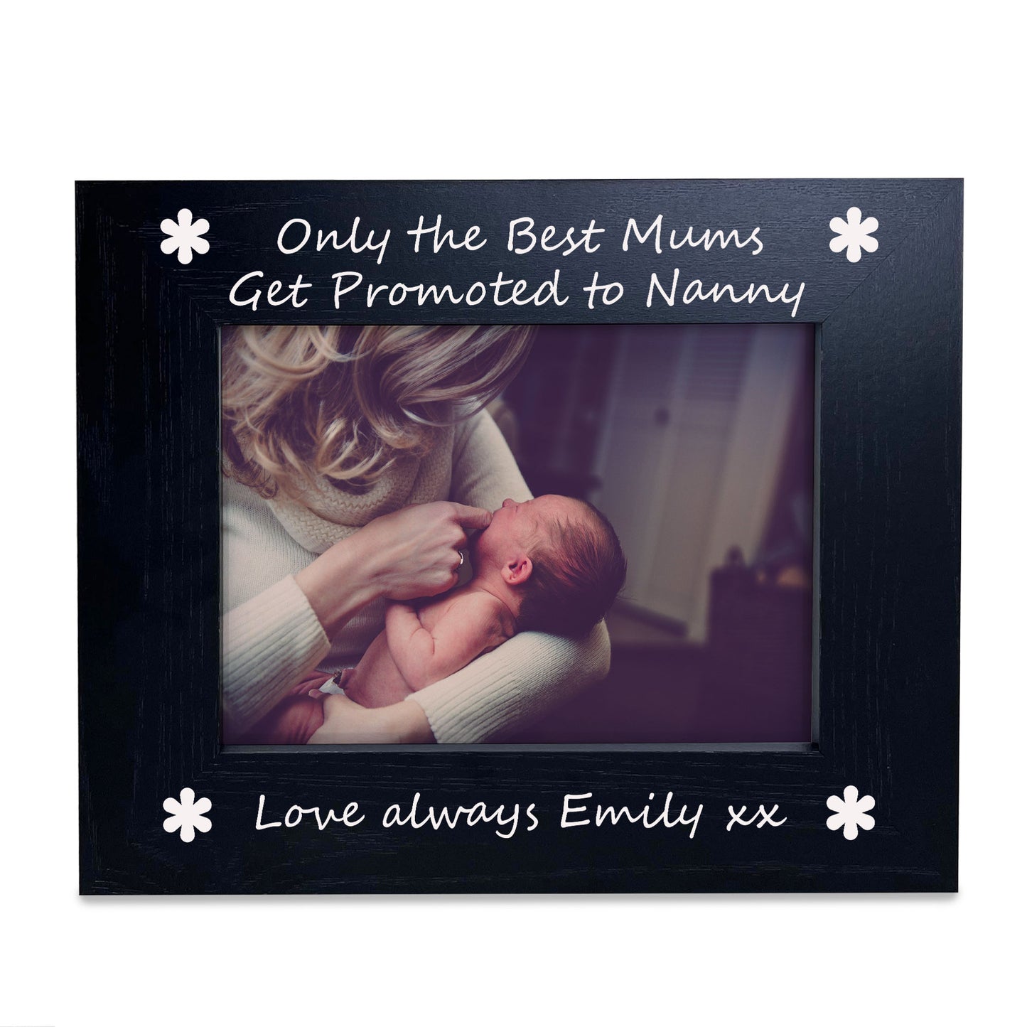 Nanny Gifts For Birthday Personalised Nanny Wood Photo Frame