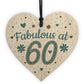 Fabulous At 60 60th 50th 40th Birthday Gifts For Women Men Heart