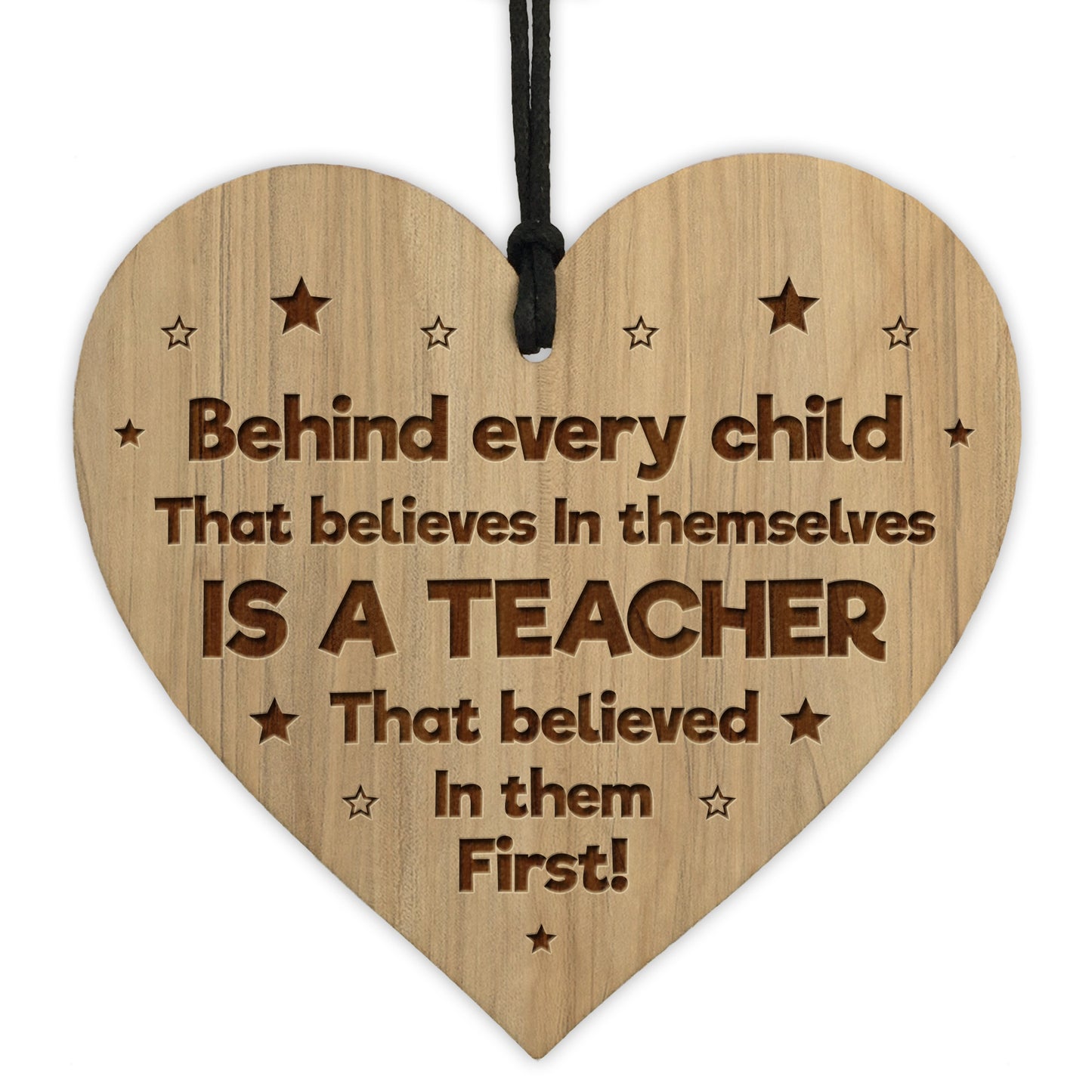 Teacher Gifts Thank You Present For End of Year Engraved Wood He