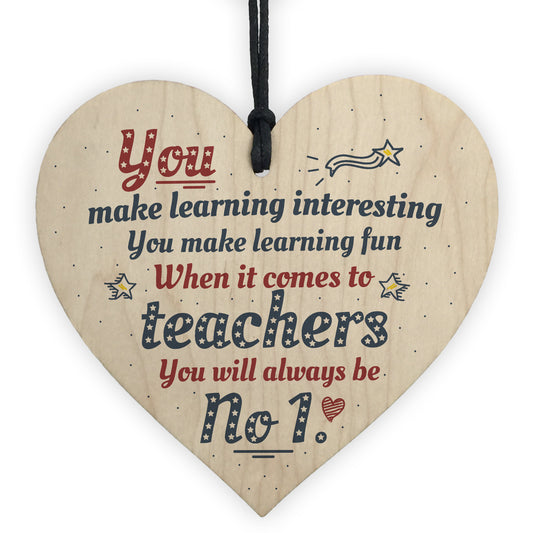 Number One Teacher Gift Teaching Assistant Nursery Childminder