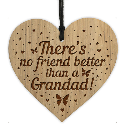 Grandad Birthday Christmas Gift Ideas Engraved Heart Gift