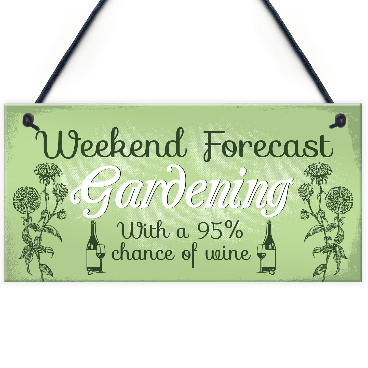 Garden Novelty Hanging Plaque SummerHouse GardenShed Wine