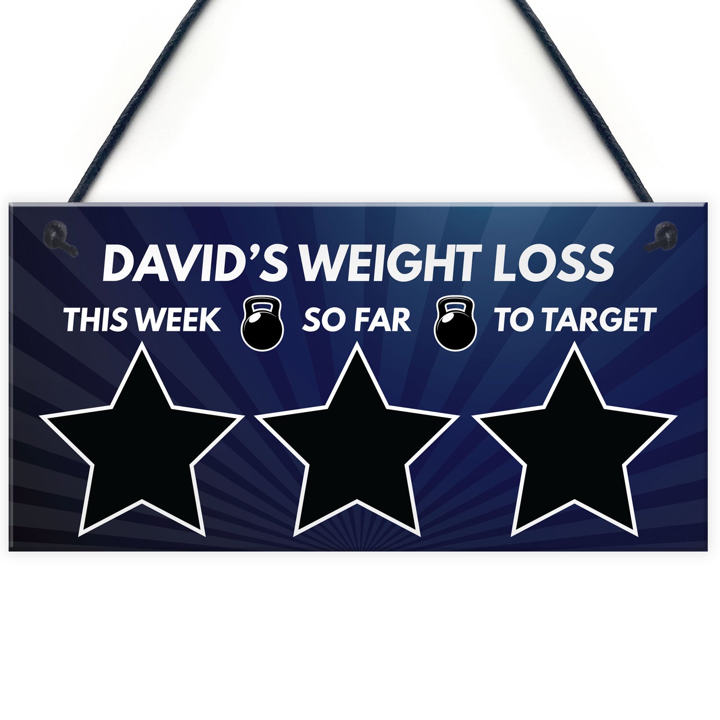 Weight Loss Personalised Sign Slimming World Weight Watchers