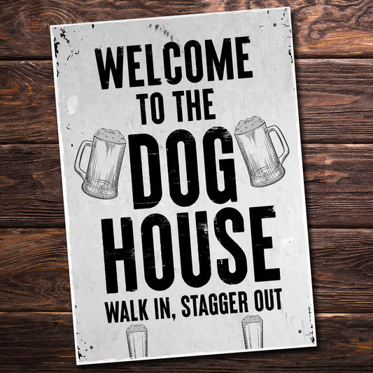 Bar Signs For Home Bar THE DOG HOUSE Sign Shabby Chic Man Cave