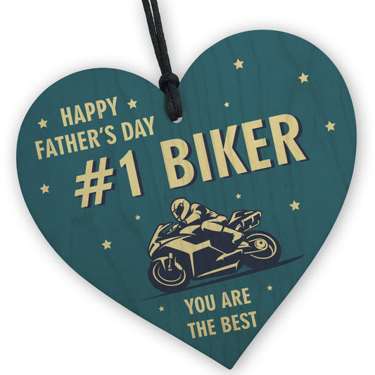 Fathers Day Gift For Biker Motorbike Gift For Dad Grandad Sign