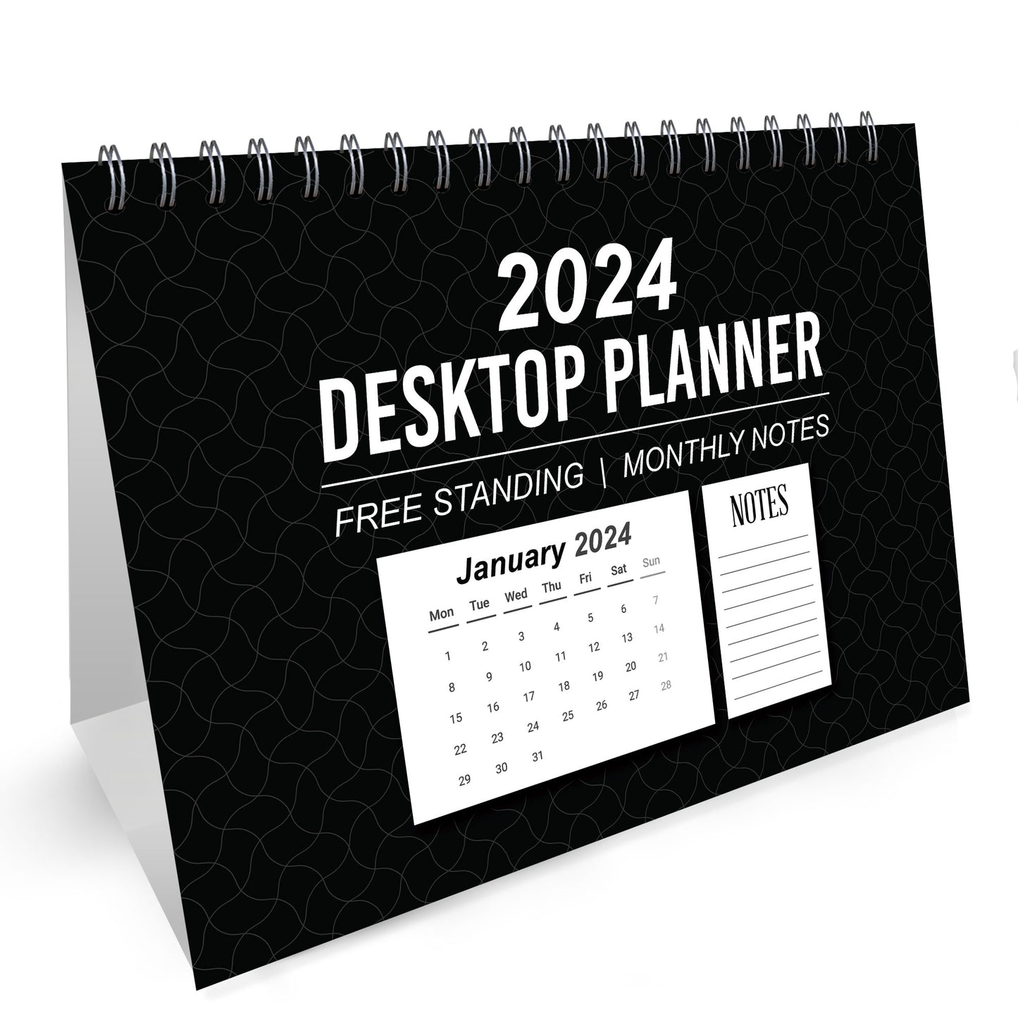 2024 Desktop Calendar A5 Monthly Planner Family Organiser