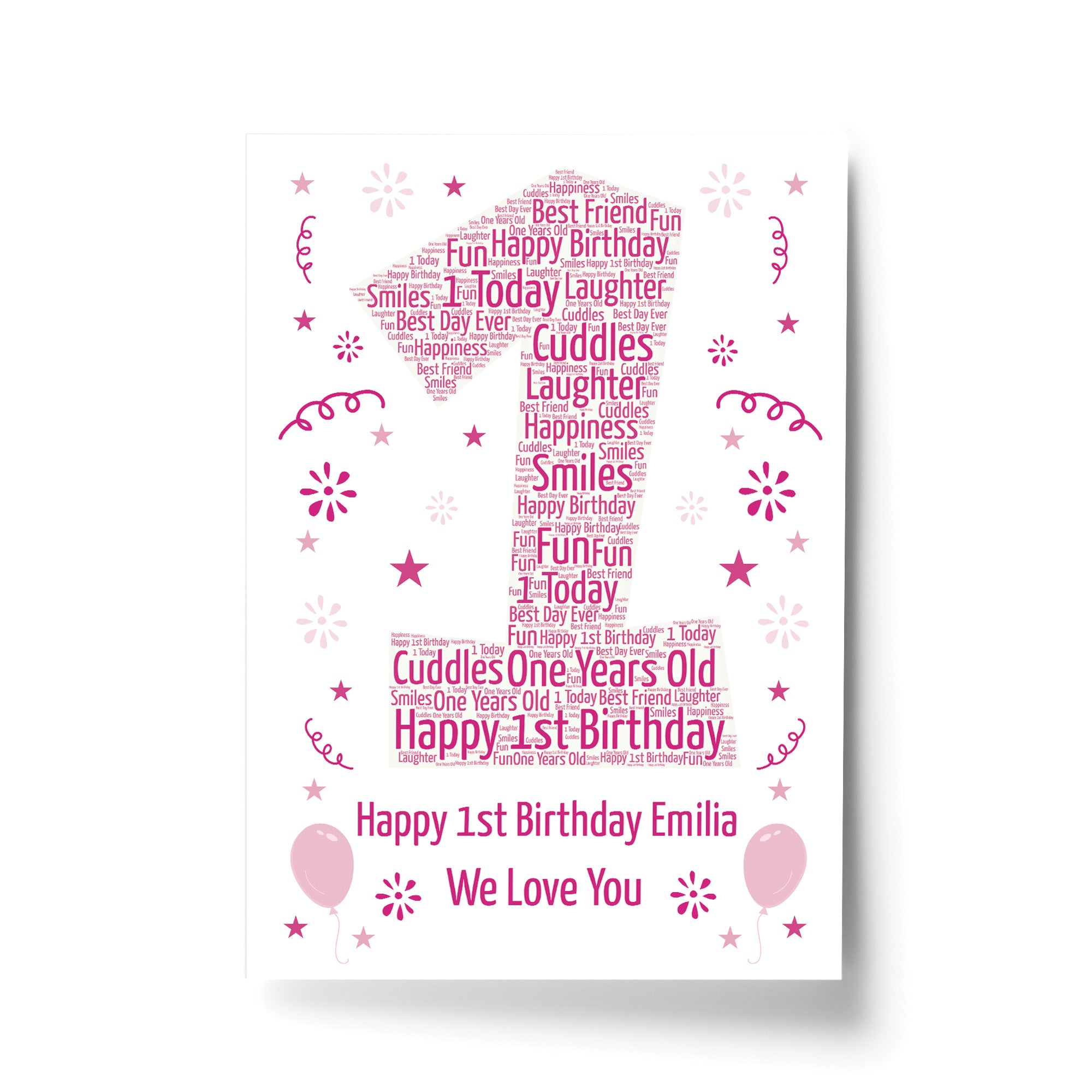 Personalised gifts for 1 year old girl online