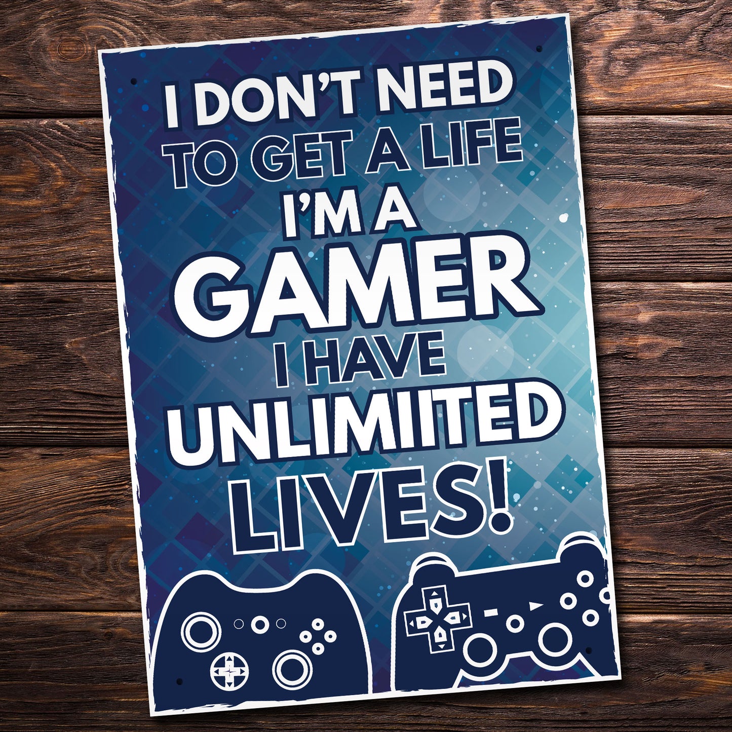 Gaming Plaque / Boys Bedroom Sign / Games Room Wall Art