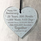 25th Anniversary Gift For Him Her 25th Wedding Anniversary Heart