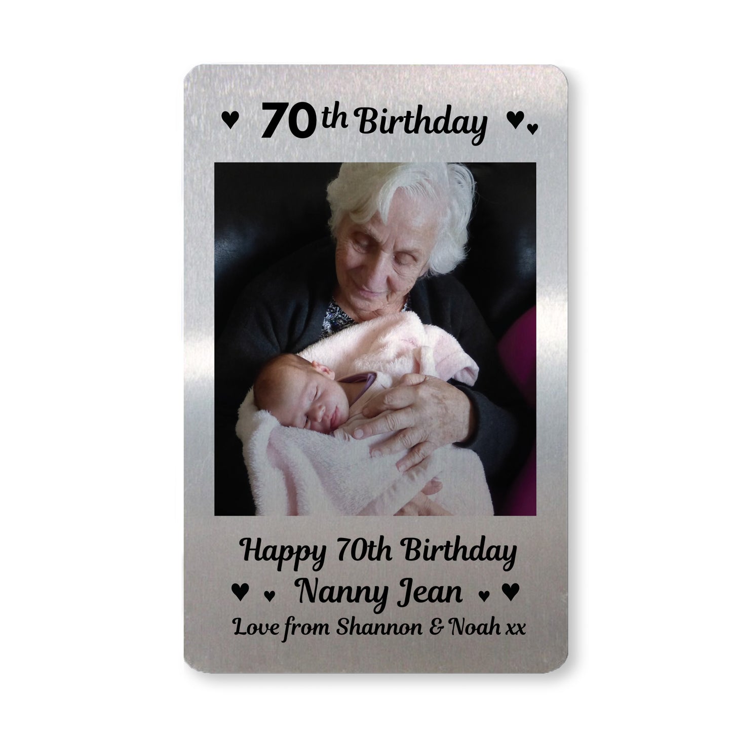 Personalised 60th 70th 80th Birthday Gift For Nanny Keepsake