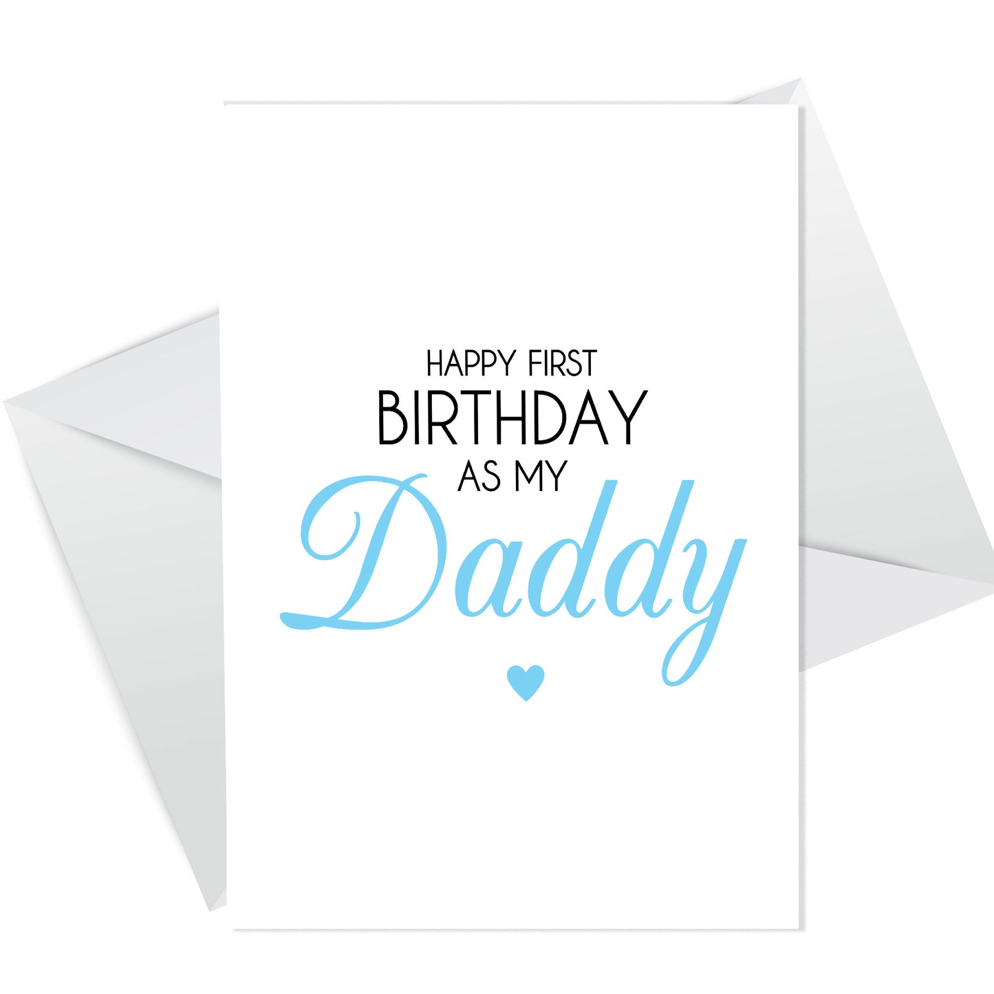 Red Ocean 1st Birthday Card For Daddy Greetings Card Daddy Card