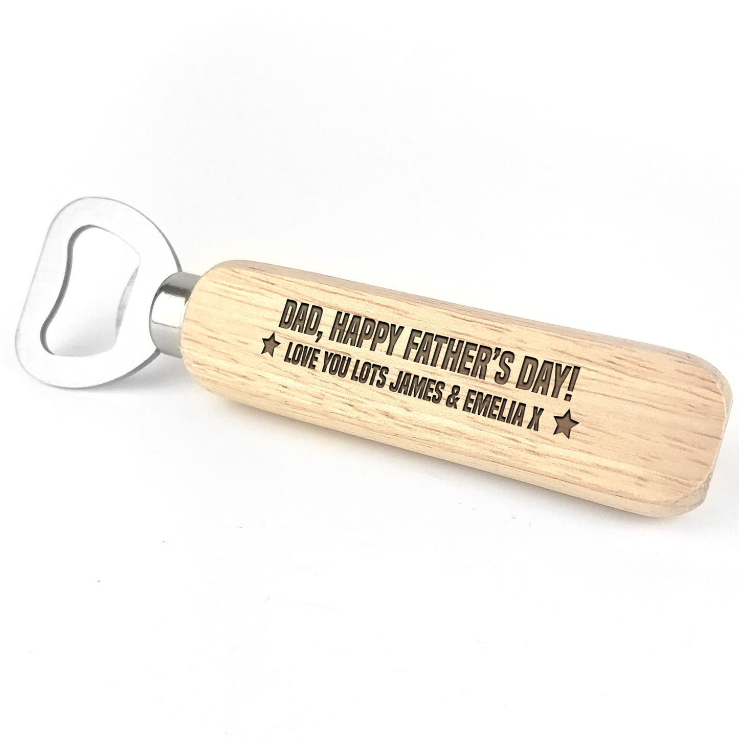 Personalised Fathers Day Gifts For Dad Engraved Bottle Opener