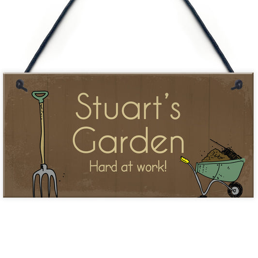 Garden Signs Personalised Any Name Summer House Garden Shed