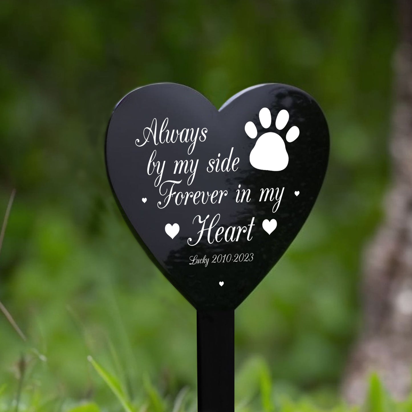 Memorial Plaque For Pet Dog Cat Personalised Grave Stone Gift