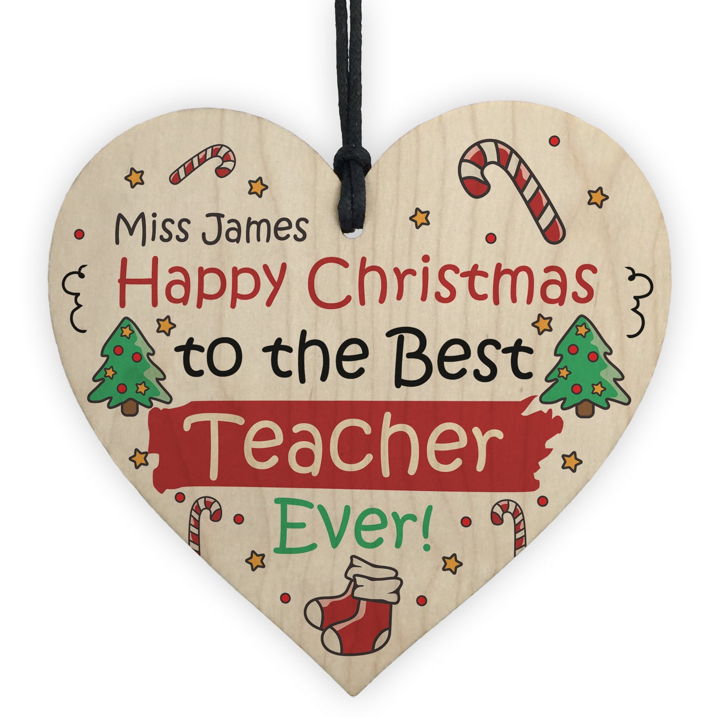 Christmas Gift For Teacher Personalised Thank You Gift Nursery