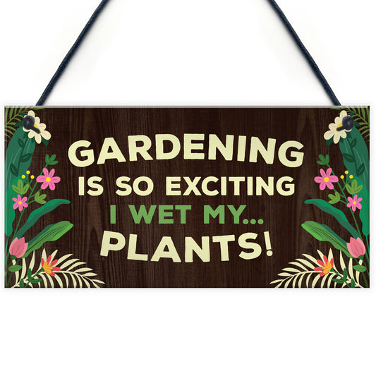 Gardening Gifts Funny Garden Sign Gift For Her Garden Shed