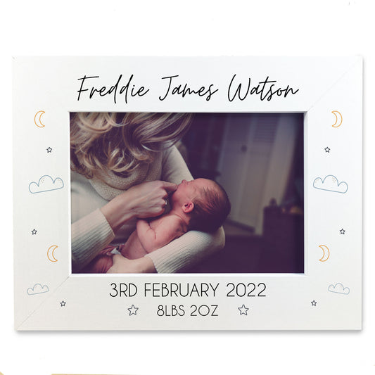 Personalised Baby Photo Frame New Baby Gifts Baby Girl Boy Gifts