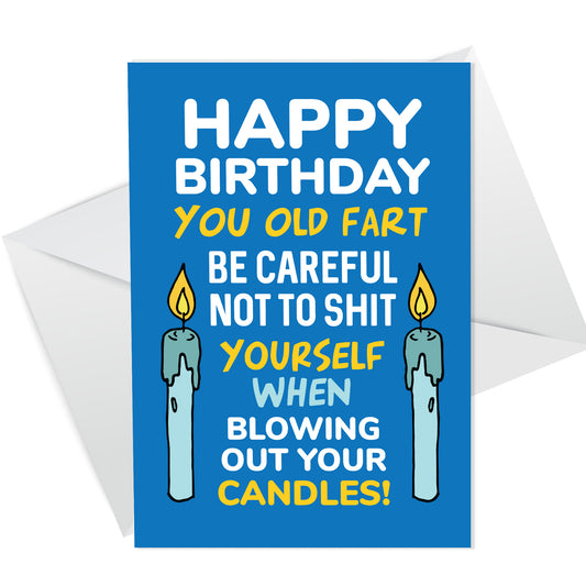Funny 40th 50th 60th Birthday Card For Men Dad Grandad Uncle