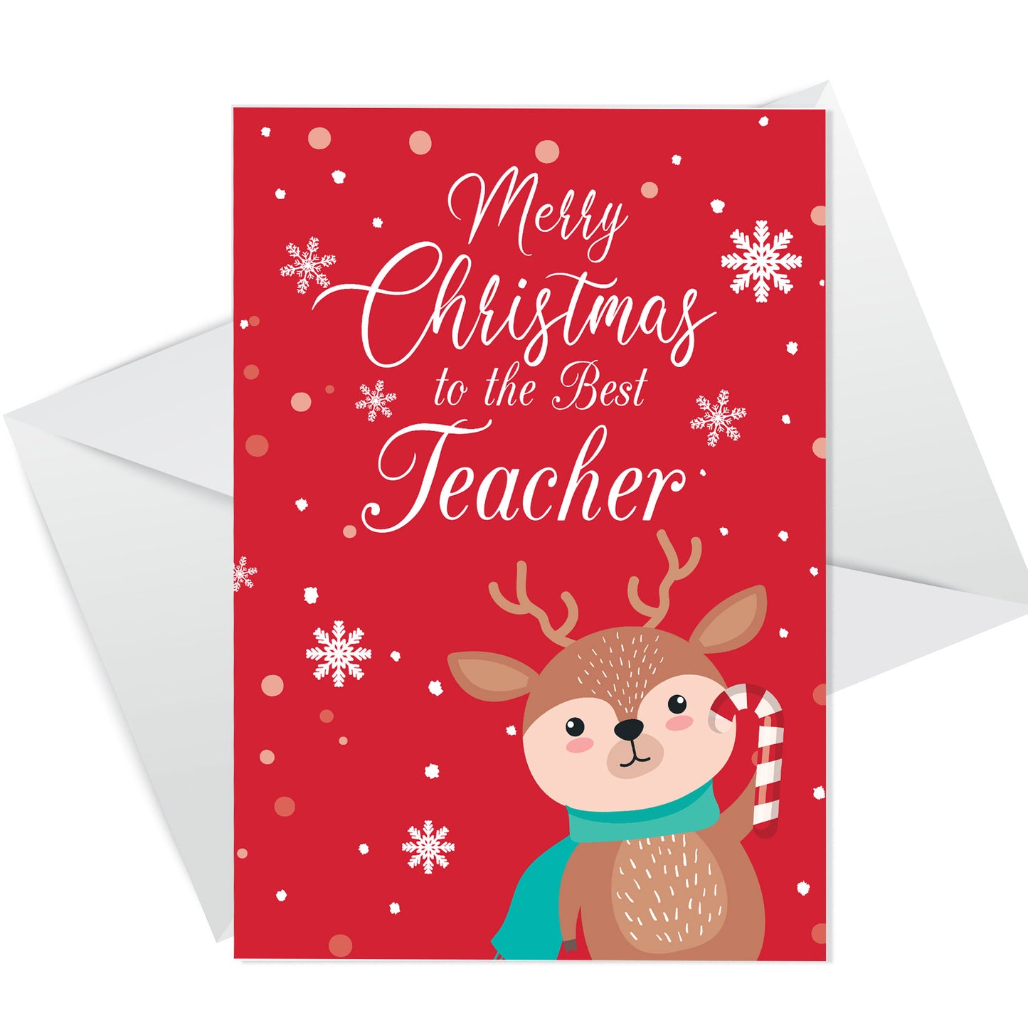 Christmas Card for Best Teachers Thank You Cards For School