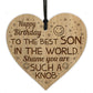 Funny Joke 18th 21st Birthday Gift For Son Engraved Heart