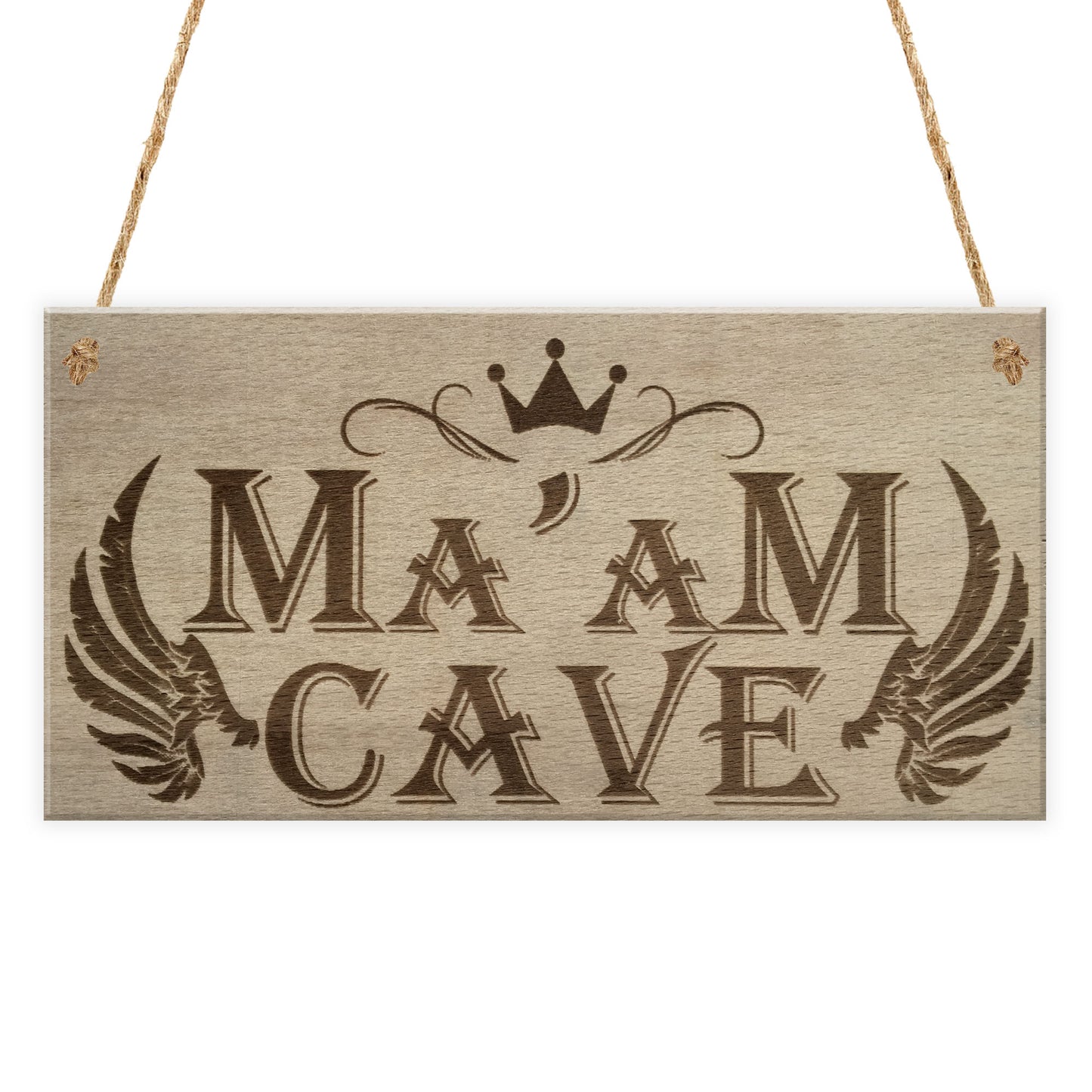 Ma'am Cave She Shed Mum Garden Sister Woman Cave Hanging Plaque