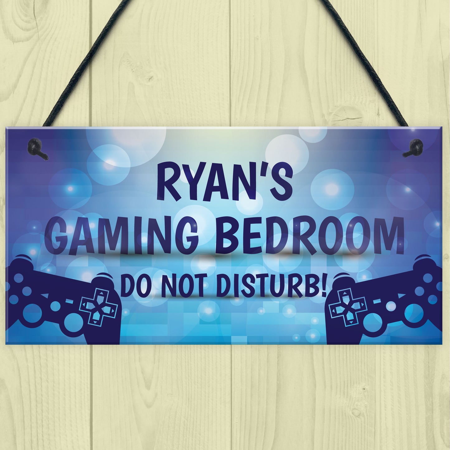 PERSONALISED Gaming Bedroom Sign Novelty Gamer Gift