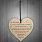 Nan Nanny Birthday Christmas Gifts Wooden Heart Special Plaque