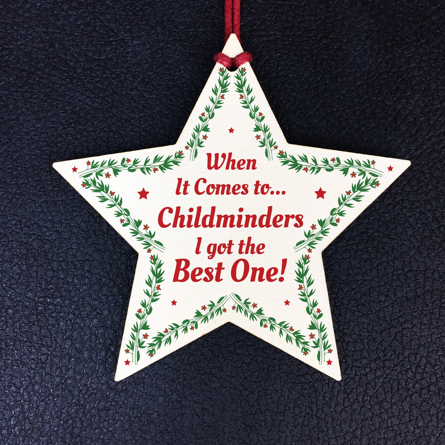 Special Gift For Childminder Thank You Gift Wooden Star Gift