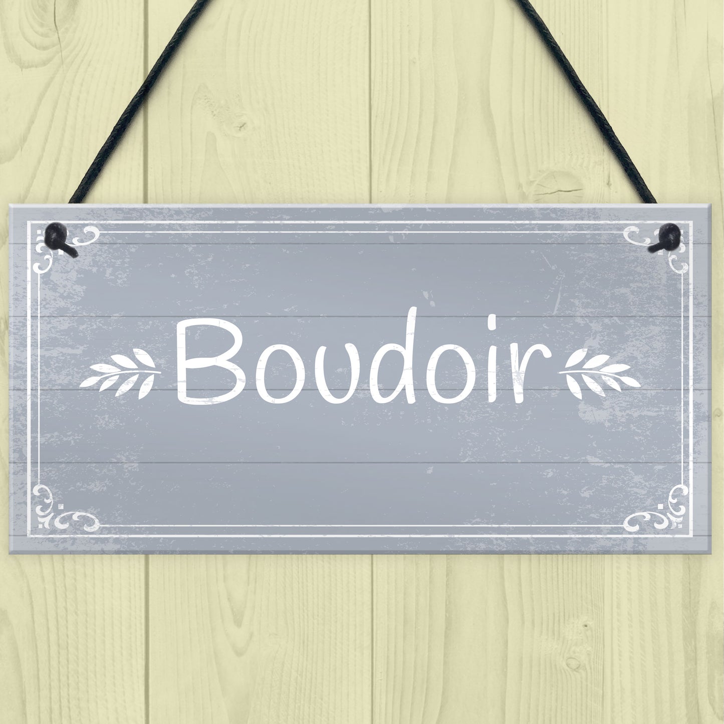 Boudoir Hanging Plaque Home Decor Bedroom Sign New Home Gift