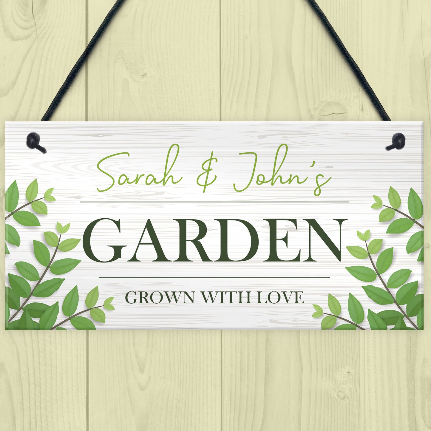 Garden Sign Hanging Door Wall Summerhouse Shed Decking Sign