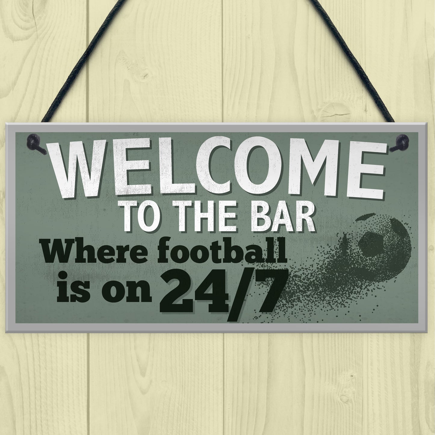 Welcome To The Bar Pub Man Cave Sign Gifts For Men World Cup