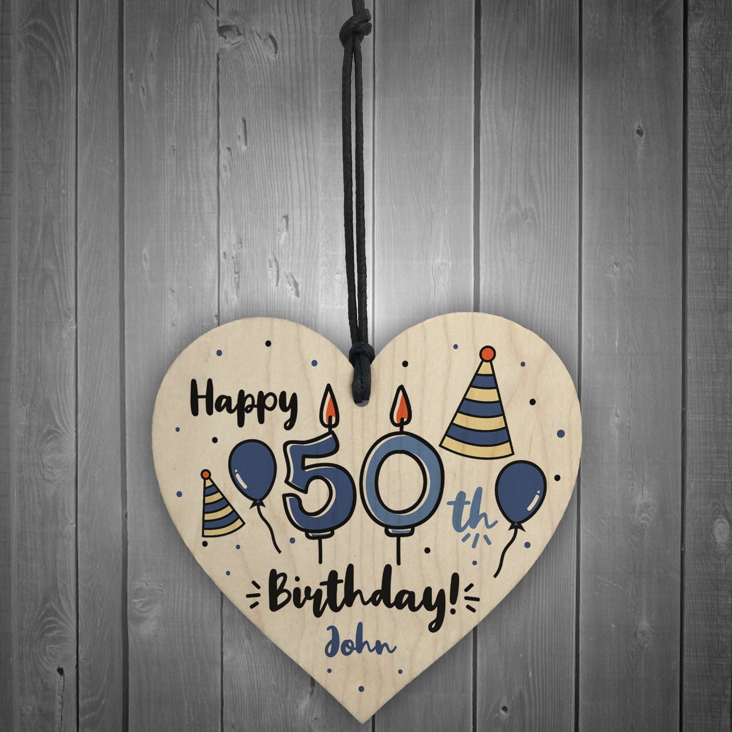 Quirky Personalised 50th Birthday Gift For Him Her Mum Dad