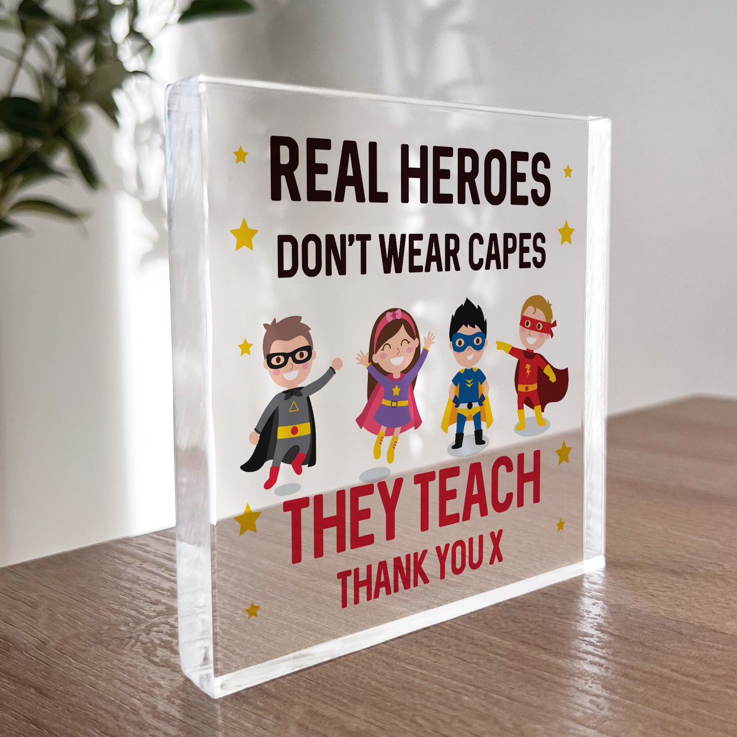 Gift For Teacher Superhero Gift Leaving School Nursery Gift