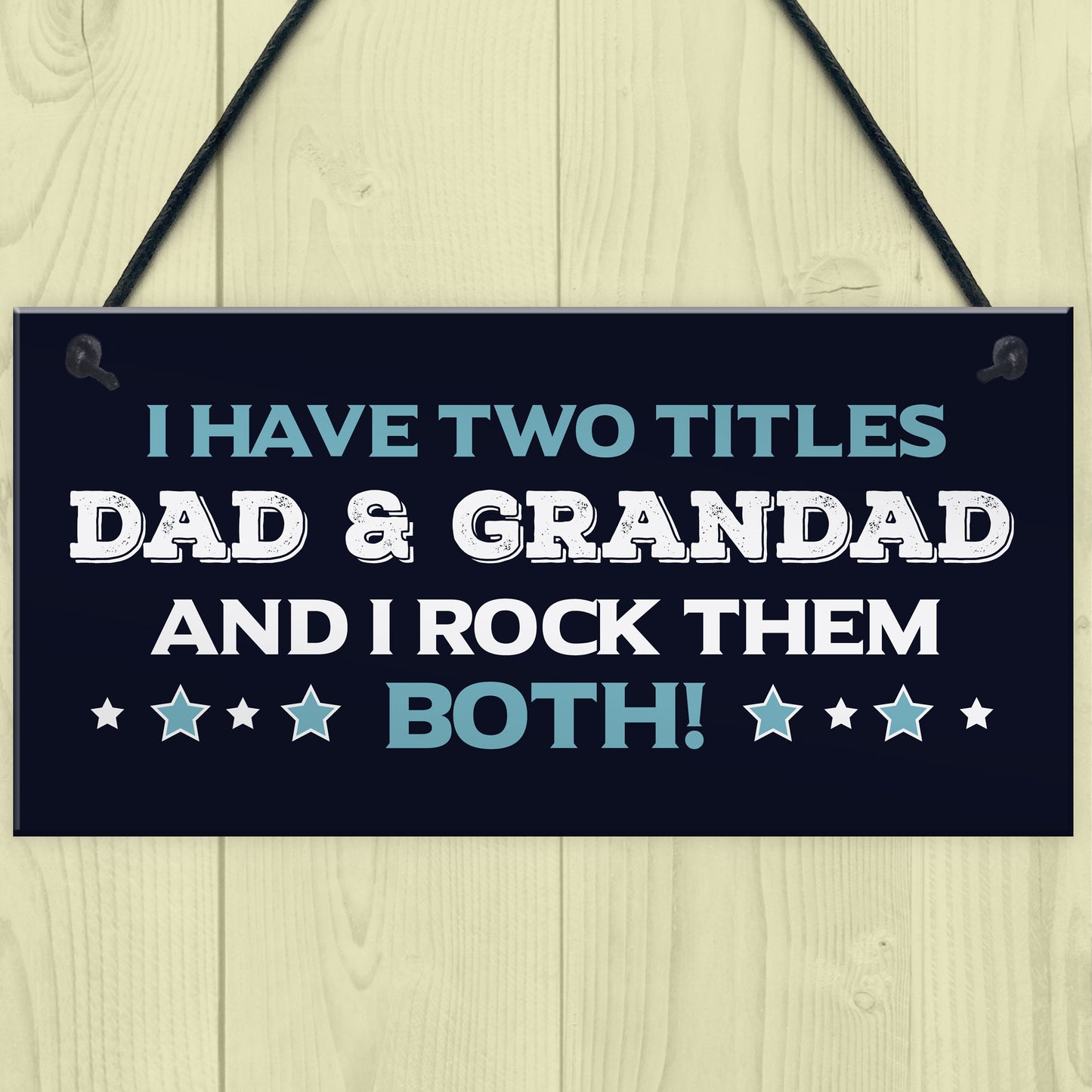 Funny Dad Gift Hanging Sign Grandad Gift Fathers Day Birthday