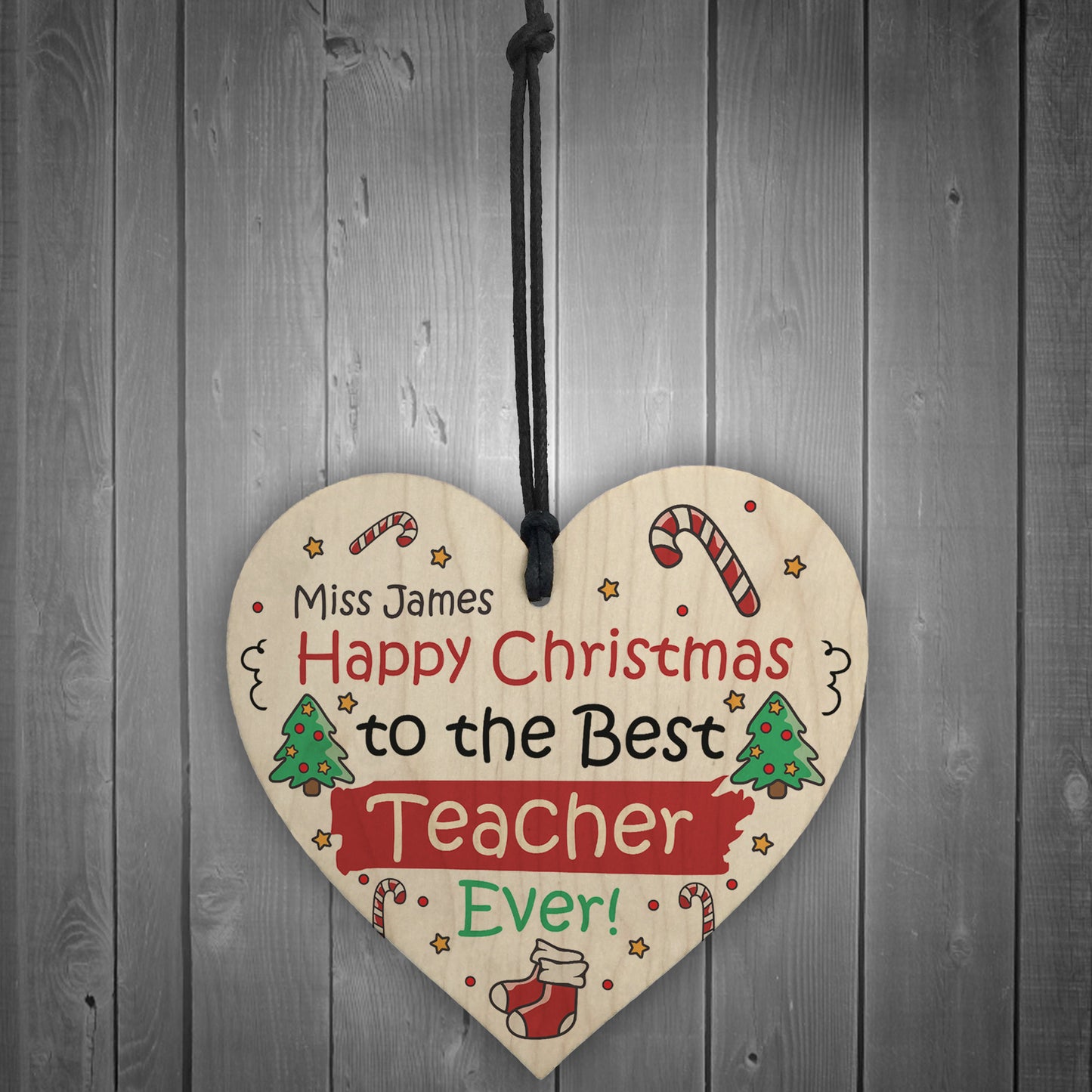 Christmas Gift For Teacher Personalised Thank You Gift Nursery