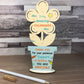 Childminder Thank You Gift Wooden Flower Present For Babysitter