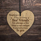 Gift For Neighbour Best Friend Gift Engraved Heart New Home Gift
