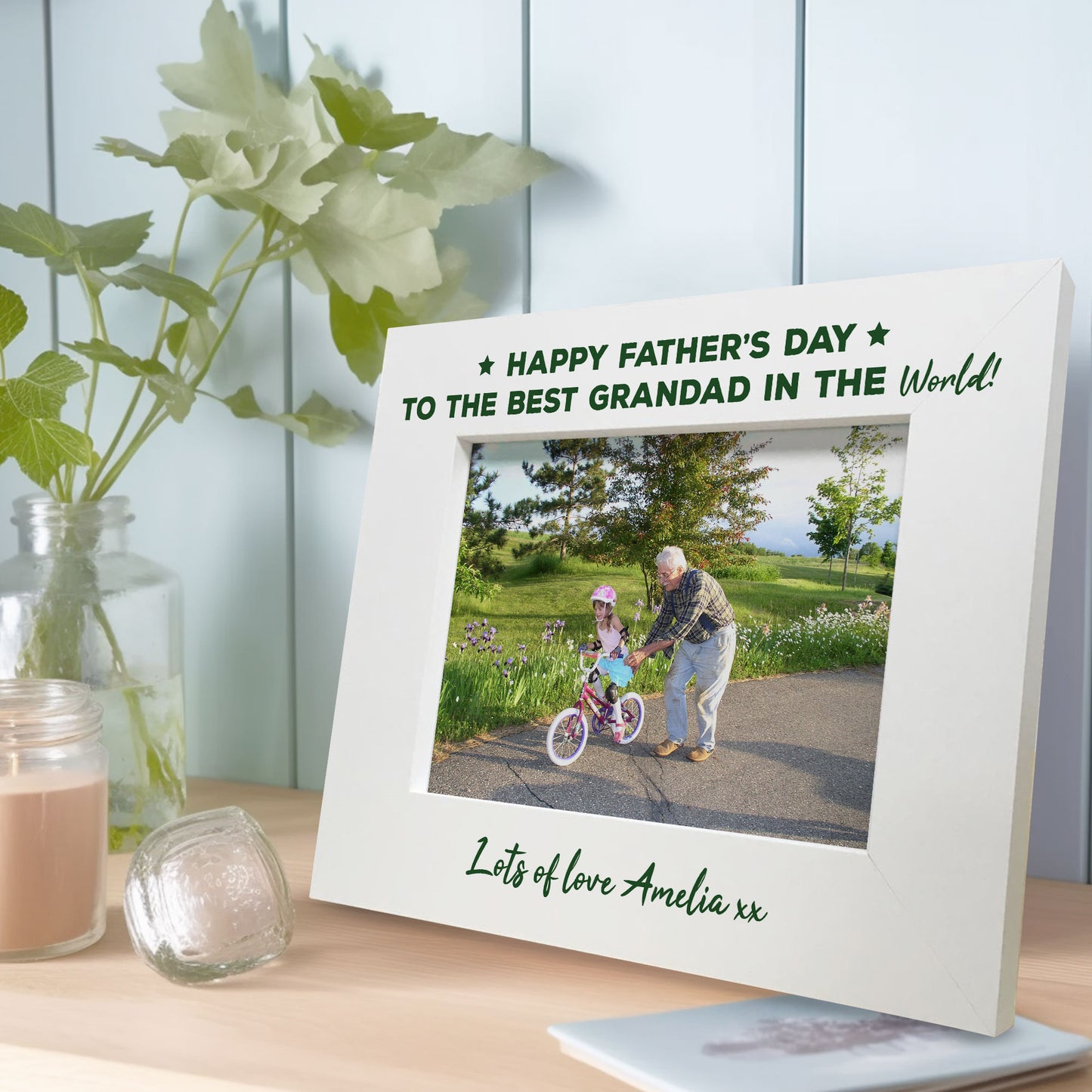 Personalised Fathers Day Gift Photo Frame Gift For Grandad Dad