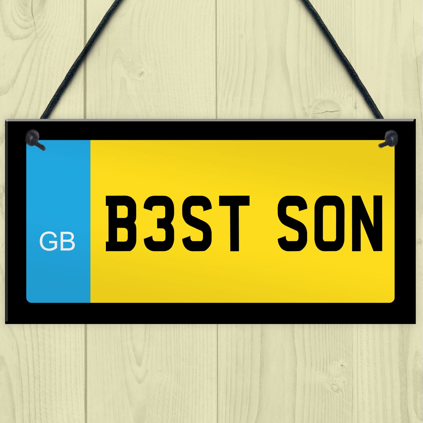 Best Son Novelty Number Plate Sign Birthday Gift For Son Funny